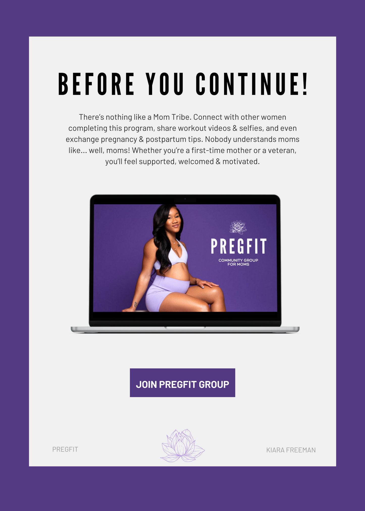 PregFit: Prenatal