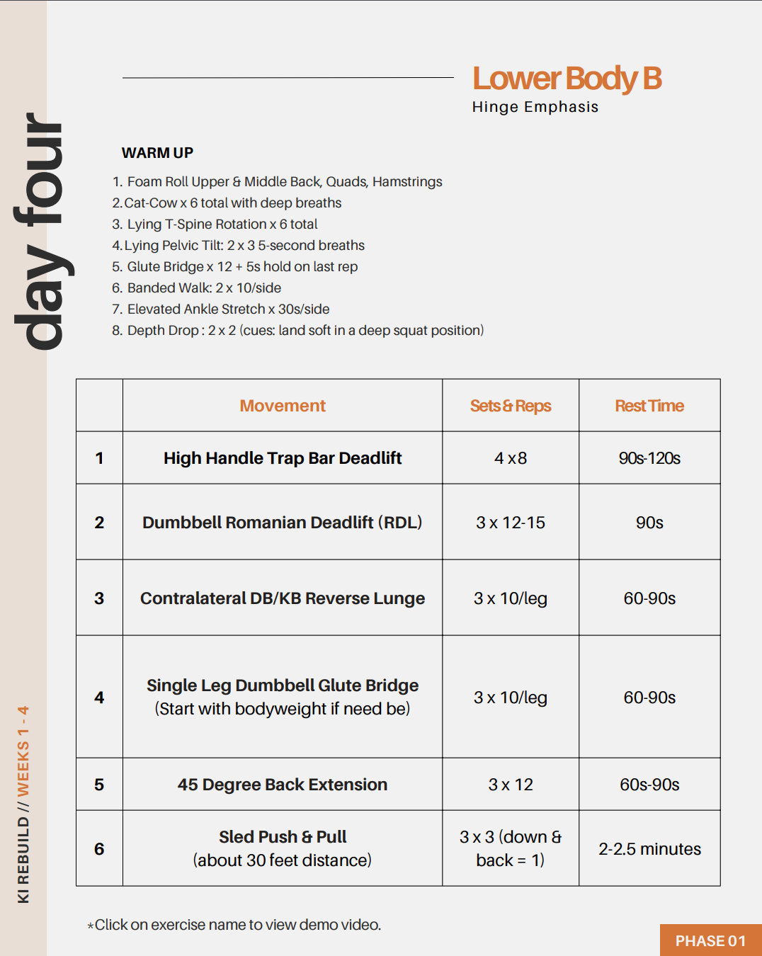 Ki Rebuild | Return to Strength (Gym-Based)